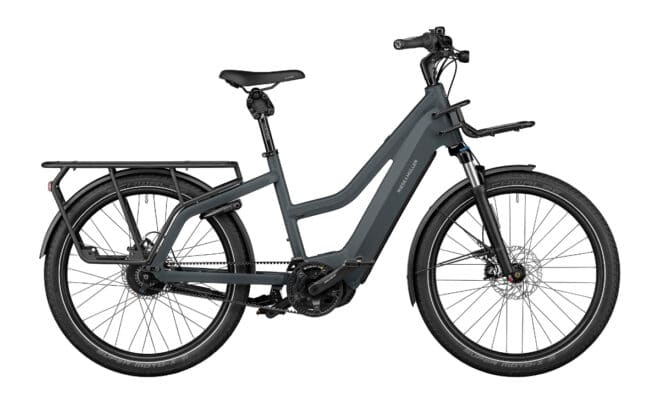 G-Passion Genval vélo électrique longtail Riese & Muller Multicharger Mixte Utility Grey