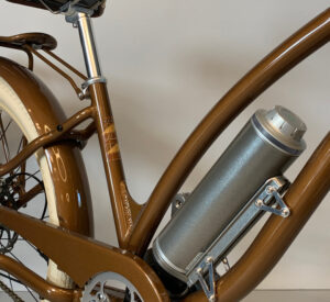 g passion e bike bocyclo e hermitage mixte marron metallise antheor batterie