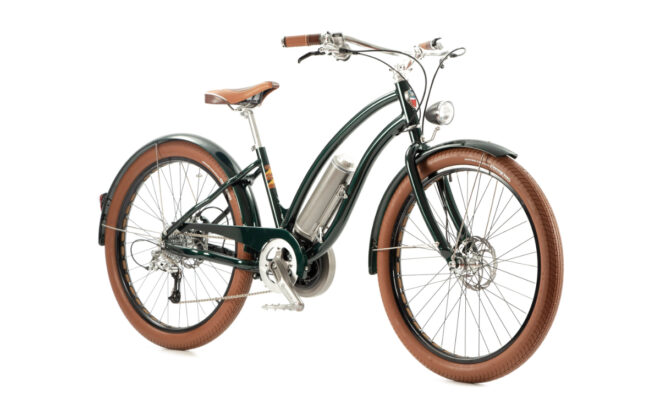 G-Passion E-bike Bocyclo E-Hermitage confort vert impérial face