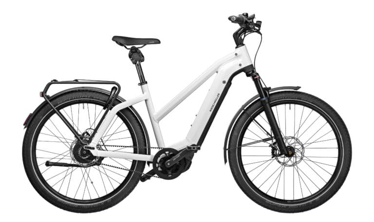 G-Passion Genval e-bike Riese & Muller Charger 3 Mixte Ceramic White