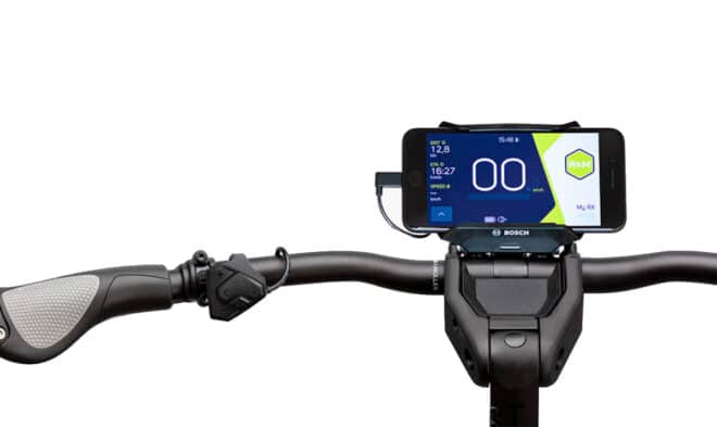 G-Passion Genval e-bike Riese &amp; Muller Lader Gemengd Display Bosch Smartphone naaf cockpit