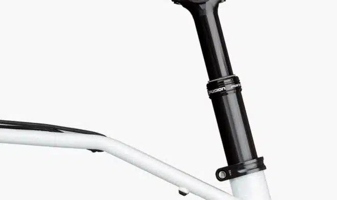 G-Passion Genval e-bike Riese & Muller Hommage GT tube de selle télescopique