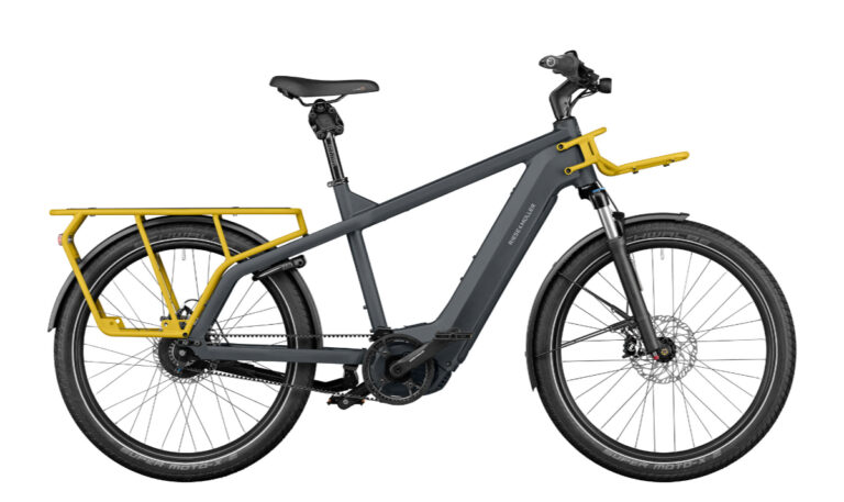 G-Passion Genval vélo électrique longtail Riese & Muller Multicharger Gris-Curry