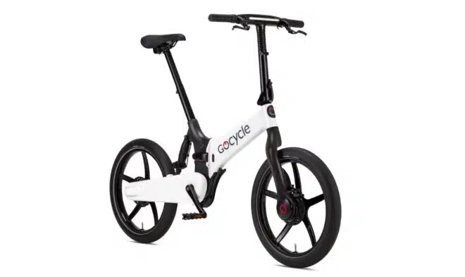 g passion genval ebike pliant gocycle g4i blanc face